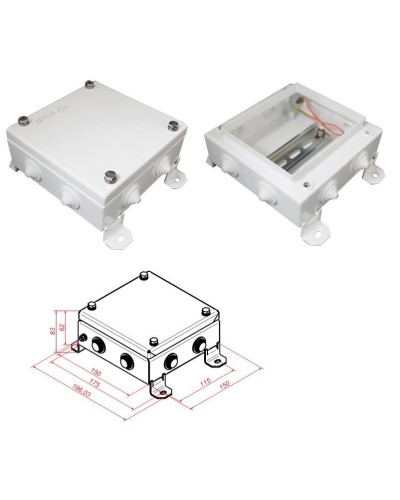 КМ IP55-1515. Коробка монтажная электротехническая. Гефест в Нижнем Тагиле