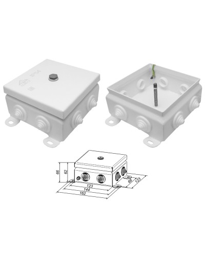 КМ IP55-1212. Коробка монтажная электротехническая. Гефест в Нижнем Тагиле