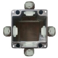 МКС Мороз, 4В, IP66/IP68. Коробка коммутационная металлическая. Магнито-Контакт