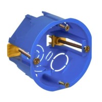 Коробка установочная Ø68х45 GENERICA (UKG10-068-045-000-P-UO). Коробка установочная СЗ для полых стен (пластиковые лапки). GENERICA