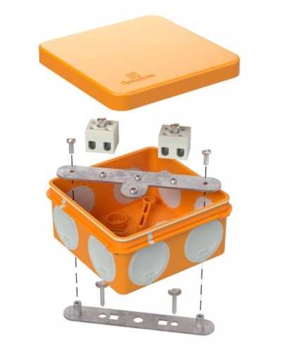Коробка огнестойкая 80х80х40 (60-0210-FR2.5-4). Коробка огнестойкая для открытой установки. Промрукав в Нижнем Тагиле
