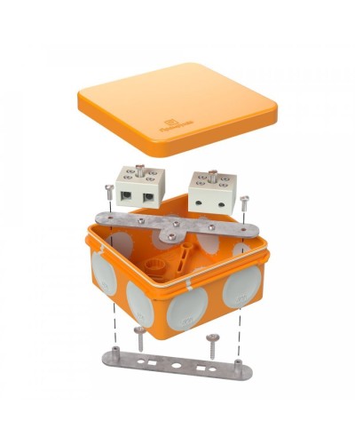 Коробка огнестойкая 80х80х40 (60-0210-FR10.0-4). Коробка огнестойкая для открытой установки. Промрукав в Нижнем Тагиле