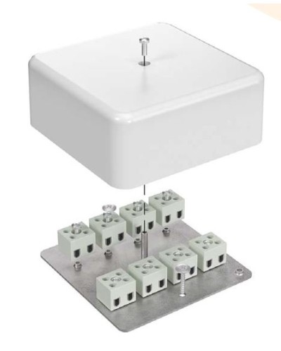 Коробка огнестойкая 103х103х45 для кабель-канала (40-0470-FR6.0-6). Коробка огнестойкая для кабель-канала. Промрукав в Нижнем Тагиле