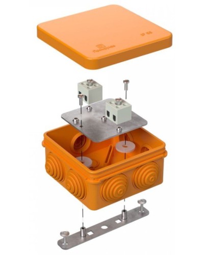 Коробка огнестойкая 80х80х40 (40-0210-FR1.5-4). Коробка огнестойкая для открытой установки. Промрукав в Нижнем Тагиле