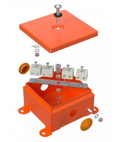 Коробка металлическая огнестойкая 110х110х65 (70-0360-FR2.5-4). Коробка металлическая огнестойкая. Промрукав в Нижнем Тагиле