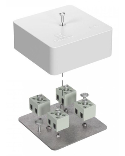 Коробка огнестойкая 75х75х30 (40-0450-FR2.5-8). Коробка огнестойкая для открытой установки. Промрукав в Нижнем Тагиле