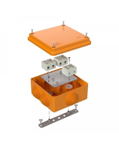 Коробка огнестойкая 100х100х50 (40-0300-FR6.0-6). Коробка огнестойкая для открытой установки. Промрукав в Нижнем Тагиле