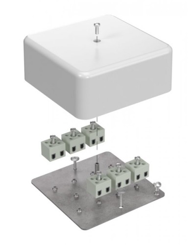 Коробка огнестойкая 103х103х45 (латунь) (40-0470-FR2.5-12-Е60). Коробка огнестойкая для открытой установки. Промрукав в Нижнем Тагиле