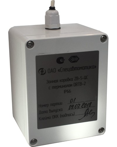 ZB-5-QC с DRTB-2 исп.02. Монтажная зонная коробка. Спецавтоматика, Москва в Нижнем Тагиле